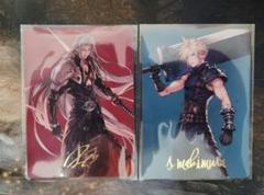 mtg 非売品　ポスター　クラウド　セフィロス　foil仕様　2枚セット mtg 非売品 ポスター クラウド セフィロス foil仕様 2枚セット