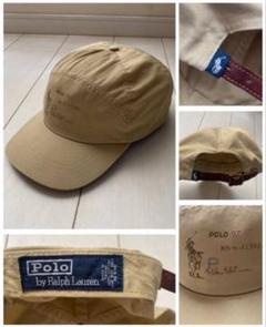 90s VINTAGE Polo Ralph Lauren コットン キャップ 雑貨 古着 90s Polo Ralph Lauren ラルフ アンカー ワンポイント