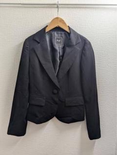 新品タグ付き★ Swingle 袖スリットテーラードジャケット　黒　高級感　M 新品タグ付き☆ Swingle 袖スリットテーラードジャケット 黒
