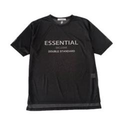 極美品 ESSENTIAL ダブスタ シアーメッシュロゴT ユニセックス