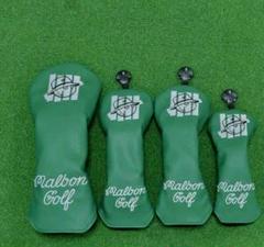 Malbon golf マルボンゴルフヘッドカバー 4個セット 緑