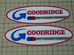 GOODRIDGE ステッカー 2枚142×45mm 当時物 グッドリッジ