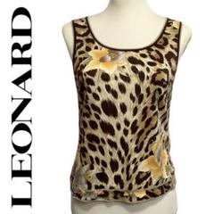 LEONARD レオナール タンクトップ L トリム 柄 ホワイト ノースリーブ 楽天市場】レオナール タンクトップの通販