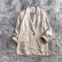 人気【定価4.2万✨】ドゥーズィエムクラス リネン OX ジャケット 38 Deuxieme Classe（ドゥーズィエムクラス）の「LINEN OX