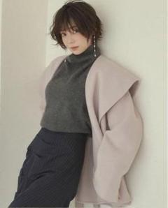 FRAY I.D（フレイアイディー）の「ショールカラーショートリバー