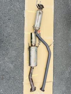 シビックTYPE R FD2 無限リアピース　中間パイプ　車検対応 シビックタイプRのDIY・マフラー交換に関するカスタム事例｜車の