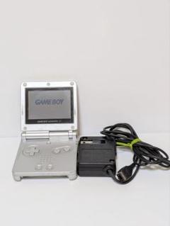 【動作確認済】ゲームボーイアドバンスSP 本体 充電器 説明書 付き シルバー