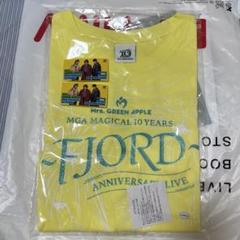 クロップド レディース フィヨルド　Tシャツ イエロー　ミセスグリーンアップル Mrs. GREEN APPLE クロップド 黄色 Tシャツ フィヨルド - メルカリ