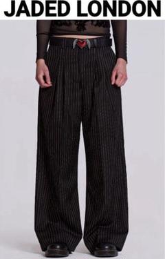Jaded London ストライプバギースラックス　W32 2025年最新】jaded london スラックスの人気アイテム - メルカリ