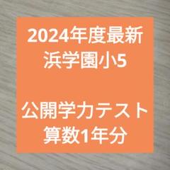 浜学園　小５　2019年2018年公開学力テスト　記述力錬成テスト 浜学園 小5 公開学力テスト 1年分 算数 年度変更可能 - メルカリ