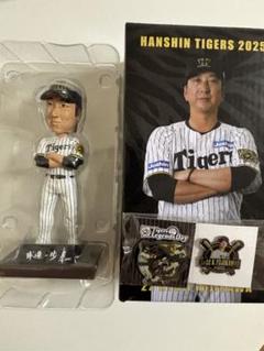 藤川球児監督　ボブルヘッド　ピンバッチ