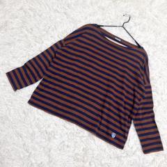 ORCIVAL✨美品　ワイドTシャツ　長袖　ボーダー柄　ゆったり　（F）