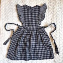 古着 ビンテージ 70s ハンドメイド エプロン ワンピース キルト