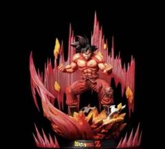 ドラゴンボール 1／4スケール 界王拳 孫悟空 フィギュア ガレージキット ドラゴンボール 超サイヤ人ブルー界王拳 孫悟空フィギュア