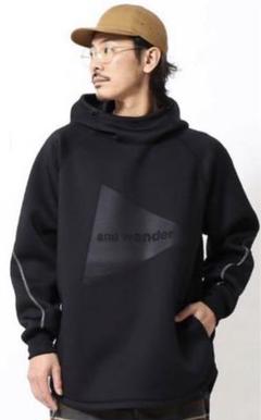 and wander ダークネイビー パーカー and wander (アンドワンダー) HIKING HOODIE MKxAWD / ×メゾン