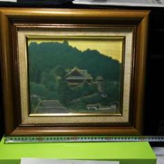平山郁夫、薫風長谷寺、希少画集画、新品高級額装付 平山郁夫、薫風長谷寺、希少画集画、高級額装付