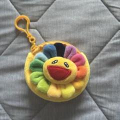 韓国　雑貨　お花　カラフル　コインケース　財布　ポーチ　イエロー　キャラクター