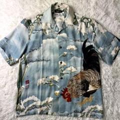 楽天市場】NIPOALOHA : RAYON SHORT SLEEVE ALOHA SHIRT(伊藤若冲 群鶏) : N24-RSH01[STD] :  ＡＲＫｎｅｔｓ