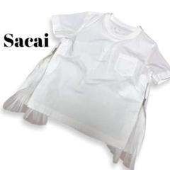 2022年最新】sacai ブラウスの人気アイテム - メルカリ 【福袋セール】 sacai サカイ 半袖ブラウス サイズ1 美品 シャツ/ブラウス(半袖/袖なし)