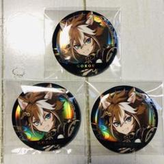 ☆原神 鍾離 スクエア ホログラム 缶バッジ プライズ 原神 プライズ缶バッジ スクエア缶バッジ セガ ナムコ