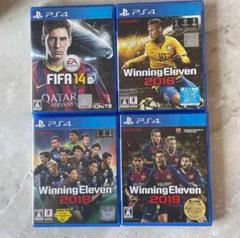 【美品】PS4ソフト ゲームソフト サッカー 4本 まとめ売り