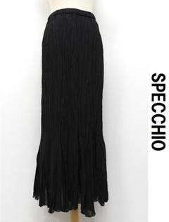 K426/美品 SPECCHIO マーメイドスカート プリーツ シワ加工 40