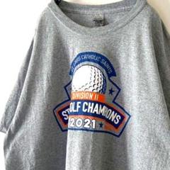 ギルダン ゴルフ チャンピオンズ Tシャツ XL グレー 灰色 古着