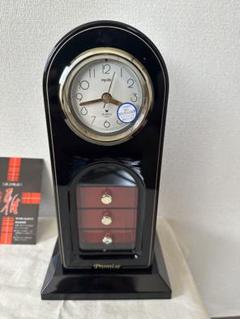 漆芸　置き時計　プロミス　MIYABI QUARTZ