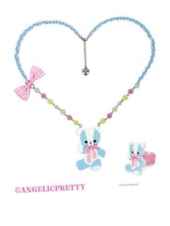 MELODY TOYS Heart Necklace (2020) by Angelic Pretty