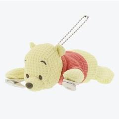 【新品】ディズニー 肩乗せぬいぐるみ ワッフル生地 くまのプーさん