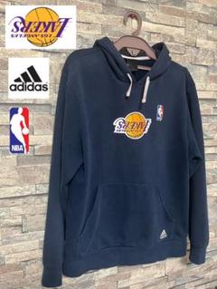 Mサイズ　NBA アディダス　LAKERS パーカー 黒　ブラック　裏起毛 2025年最新】レイカーズ パーカーの人気アイテム - メルカリ