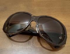 CARTIE 2C ロゴ ダークブラウン &Gold ラウンド サングラス