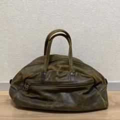 初期Jas M.B レザー　本革　ボストンバック　ボロ 初期Jas M.B レザー 本革 ボストンバック ボロ - メルカリ