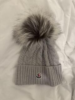 2025年最新】MONCLER カラー：グレイ系 ニット帽・ビーニーの