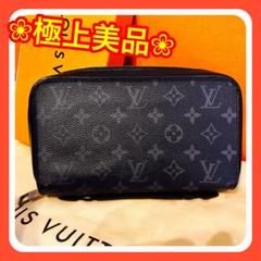 美品❣️ ルイヴィトン　ジッピーXL モノグラム　エクリプス　ブラック　メンズ ジッピーXL モノグラム・エクリプス｜ルイ・ヴィトン 公式サイト