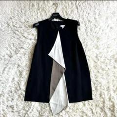 美品✨MaxMara 白タグ シルク フリルデザイン ノースリーブブラウス 40