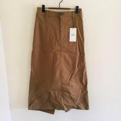 【BASIC&EXCELLNT】ロングスカート　【M】ウエストゴム　スリット