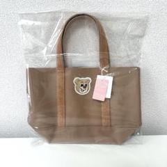 【新品・未開封】オールドテディ ワッペントートバッグ ベージュ(小) オールドテディ ワッペントートバッグ L/OTE-223024(ベージュ