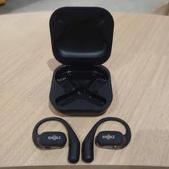 SHOKZ オープンフィット ワイヤレスイヤホン ブラック 充電