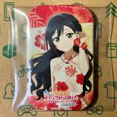 優木せつ菜 スクエア缶バッジ かりゆしver. PremiumShop沖縄