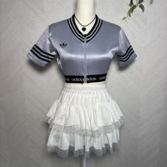 グランジy2k平成ギャル韓国 adidasトラックジャケットジャージ