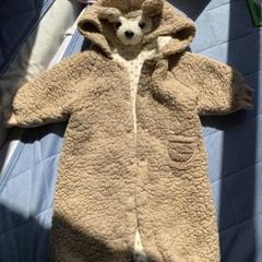 未使用品】ダッフィーのフード付きロンパース 90cm【ディズニー