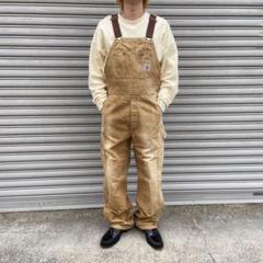 80s☆Carhartt☆ダックダブルニーオーバーオール☆W34L30☆ 80s☆Carhartt☆ダックダブルニーオーバーオール☆W34L30