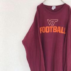 USA古着 NFL VT オーバーサイズ ロンT エンジ