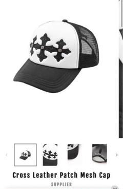 帽子 Supplier Cross Leather Patch Mesh C Cross Leather Patch Mesh Cap｜SUPPLIER｜キャップ