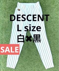 デサント　ピンストライプ　L size 野球ユニフォーム
