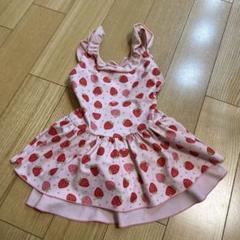 いちご柄 ワンピース水着 104cm
