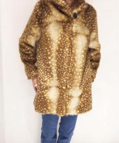 定価の半額以下】europe vintage leopard ファーコート