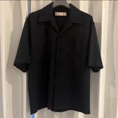 MARNI ウールシャツ トロピカルウール マルニ　半袖　サイズ44 23ss TROPICAL WOOL SHIRT/トロピカルウールシャツ（シャツ/ブラウス