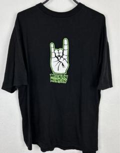 Marilyn Manson ハンドサインTシャツ 激レア！ 90s Euro marilyn manson ハンドサイン tXL - メルカリ